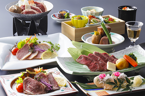 春夏の会席料理【肉三昧】